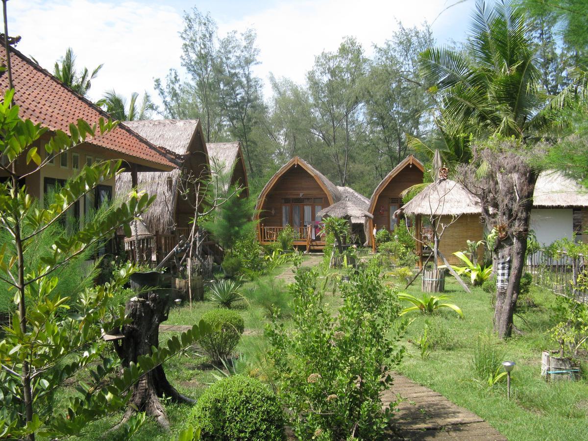 Jepun Bungalows Gili Meno Exteriör bild