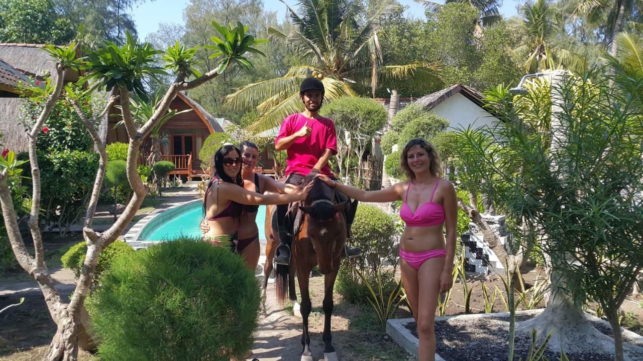 Jepun Bungalows Gili Meno Exteriör bild